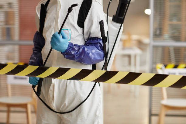Professional Blood Cleanup technician working in Glenwood, MD